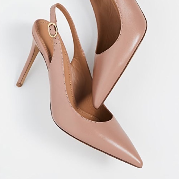 Mansur Gavriel Classic Pump 100 mm in Nude - Picture 2 of 10